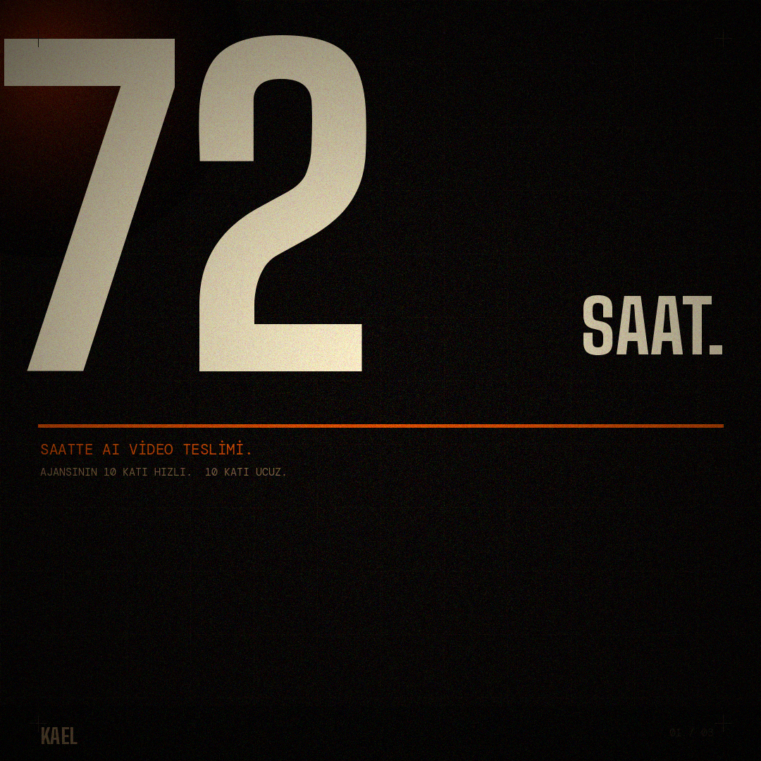 72 Saat — AI Video Teslimi